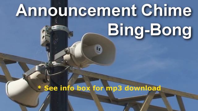 Airport and Station Announcement Chime Sound Effects Bing Bong Sound смотреть онлайн