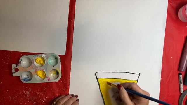 How to paint a Poinsettia - Red Elephant Art and Literacy Club - Poinsettia смотреть онлайн