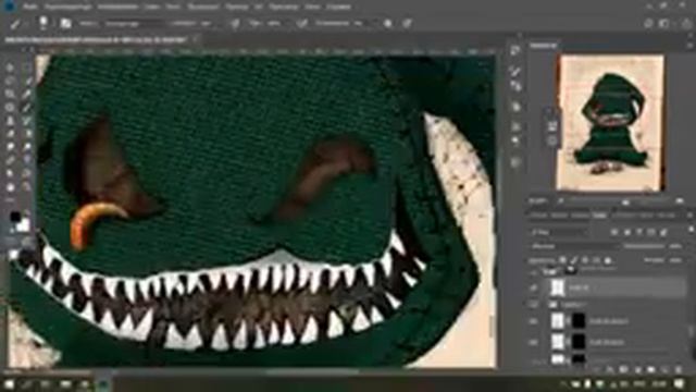 ФОТОШОП!!! ОЖИВЛЯЕМ МОНСТРА С КАРТИНКИ!!! PHOTOSHOP !!! смотреть онлайн