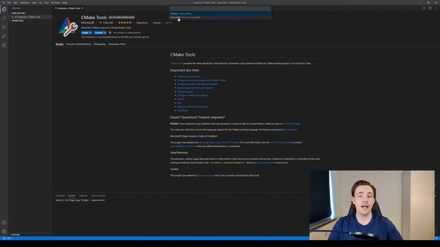 Пошаговое руководство： Установка OpenCV C++ и его настройка в Visual Studio Code с помощью CMake смотреть онлайн