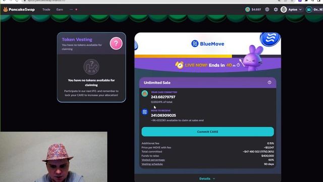 СТРИМ ПЕРВОЕ IFO PANCAKESWAP НА APTOS смотреть онлайн