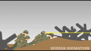 WW2 Sticknodes D-Day Omaha Beach Part 1 | Stick nodes war | Sticknodes animation