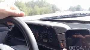 ВАЗ 2110 разгон до 100 км/ч, пробег 287т.км. Двигатель 1,5 16кл. сток.