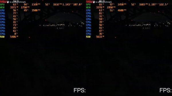 Power Color RX 570 Red Devil 4GB and Intel Core i7 2700k Stock vs Overclocked