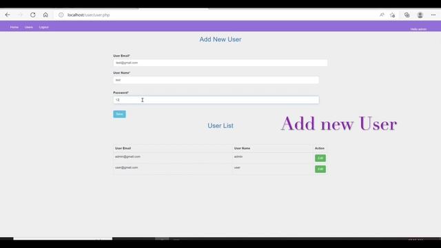 How to Create Simple Login & Logout with User Table in PHP | For beginners смотреть онлайн