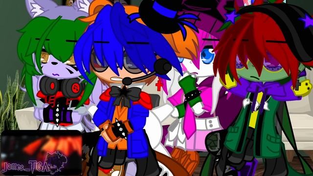 Security Breach Reacts To “Labyrinth” | FNAF | (Gacha Club) смотреть онлайн