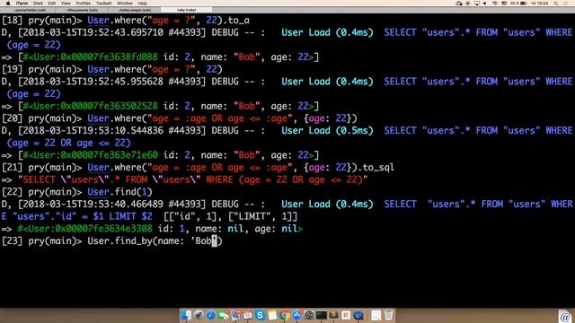 Ruby. Active record смотреть онлайн
