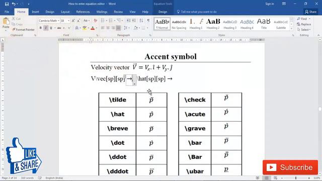 Shortcut for typing vector, arrow, hat, cap, bar, dot, double dot & other accent over letter in Wor смотреть онлайн