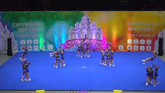 Cheerleading.  VICTORIA ALL GIRL TEAM. Чир спорт. Чирлидинг группа Виктория.