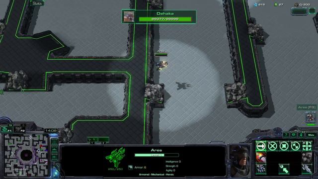 How Selendis and Ares Terrorized Dehaka to Death! Kerrigan Survival Starcraft 2 custom games смотреть онлайн