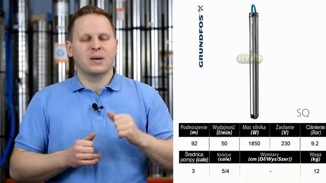 Pompa SQ3-105 Grundfos смотреть онлайн
