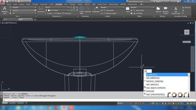 Making 3D Basin Sink in AutoCAD смотреть онлайн