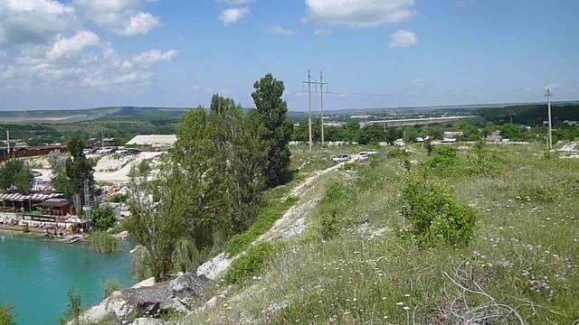 Крым, село Скалистое, отдых на Мраморном озере смотреть онлайн
