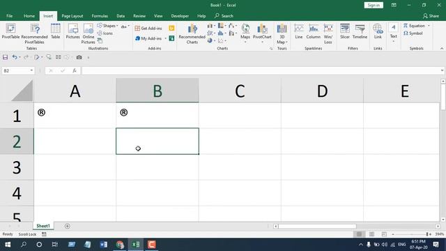 How To Write Registered symbol ® In Microsoft Excel смотреть онлайн