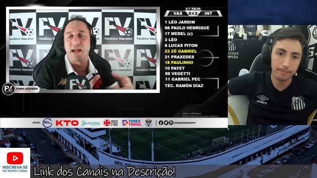 REAÇÕES dos VASCAÍNOS FURIOSOS com a DERROTA - VASCO 1X2 INTERNACIONAL [REACT BRASILEIRÃO 2023] смотреть онлайн