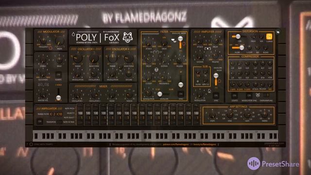 POLYFOX Free FL STUDIO 21 Patch Synthesizer "POLIVOX" | "ПОЛИВОКС" by Flamedragonz смотреть онлайн