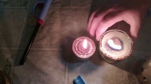 Обогрев палатки на зимней рыбалке . Вечная свеча , уменьшенный вариант .