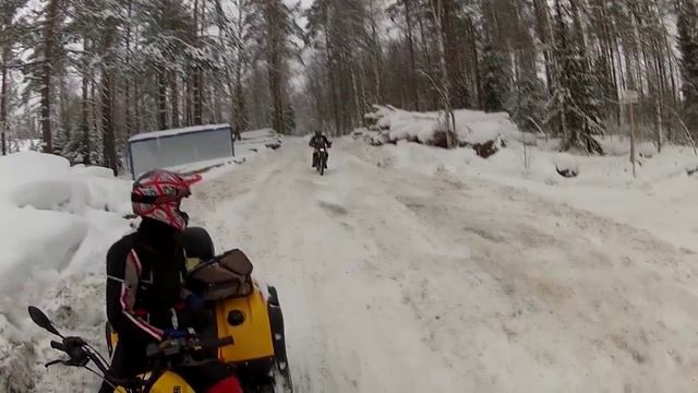 2013. Эндуро пробеги. Зима. Клип. Enduro. Winter. Clip. смотреть онлайн