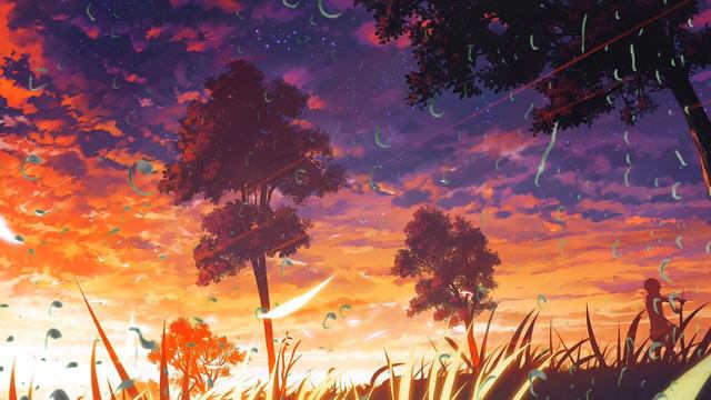 Live Wallpaper Anime HD/4K - Trees and Raindrops смотреть онлайн