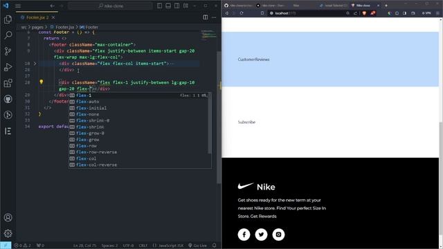 [04].Build And Deploy A Nike Ecommerce Website 2023 | Tailwind | React. [Footer Creation]. смотреть онлайн