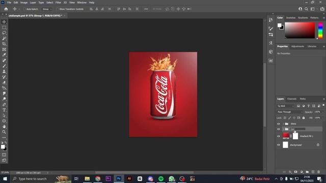 Bagaimana Saya Membuat Manipulasi Product | Adobe Photoshop Manipulation Coca Cola смотреть онлайн