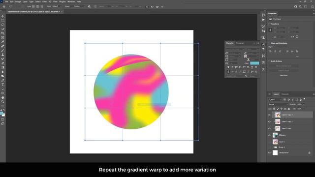 Ps Tutorial - How to create a Gradient 3D radial planet with Adobe Photoshop смотреть онлайн