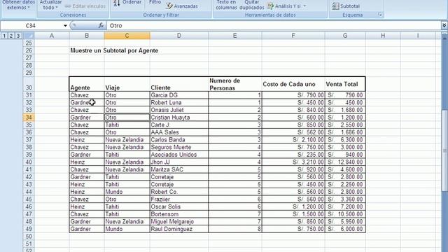 Subtotales excel 2007 смотреть онлайн