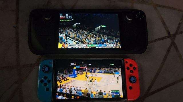 NBA 2K23 Steam Deck vs Switch OLED screen comparison. смотреть онлайн