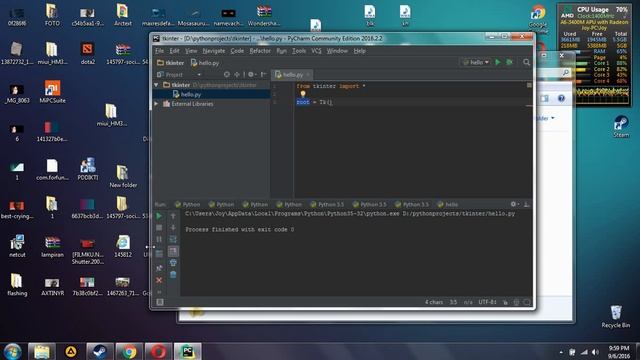 TKINTER PYTHON 3.5 Tutorial Indonesia - [2] Program Sederhana смотреть онлайн