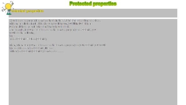How to : Protected properties смотреть онлайн