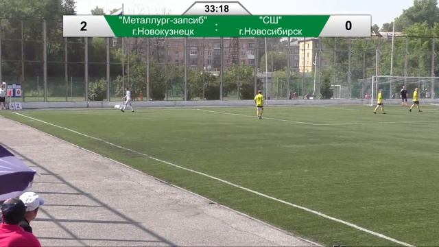Зональный этап(юноши, 2006г.р.) "Металлург-запсиб" г.Новокузнецк - "СШ" г.Новосибирск смотреть онлайн