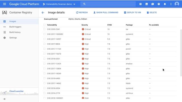Container Registry Vulnerability Scanning смотреть онлайн