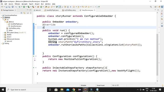 jBehave Configure Execute and Report Stories смотреть онлайн