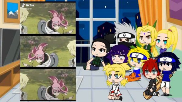 Реакция Наруто на прошлую жизнь Сакуры (О2/Сакура, Наруто/Милый во франксе)