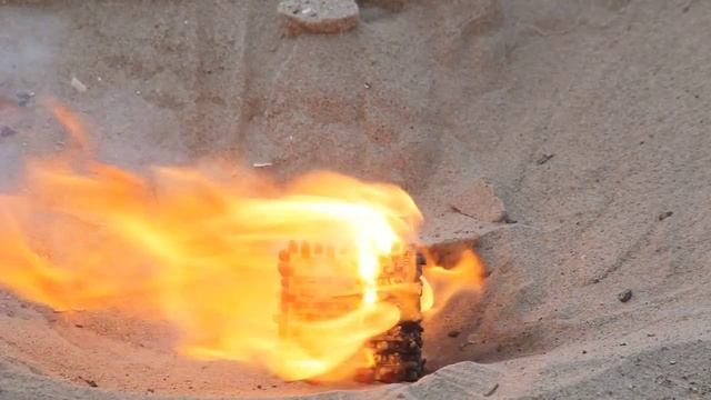 Горящий куб из спичек без клея смотреть онлайн