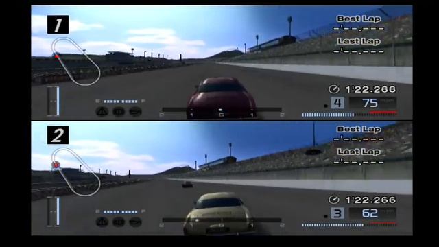 Gran Turismo 4 Multiplayer Split Screen смотреть онлайн