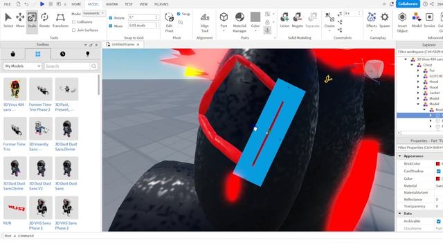 Undertale roblox modelling | 3D OVERKILL 404 | Роблокс моделирование смотреть онлайн
