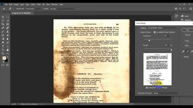 How to Edit Scanning Old or Damaged Document in Photoshop Bangla смотреть онлайн