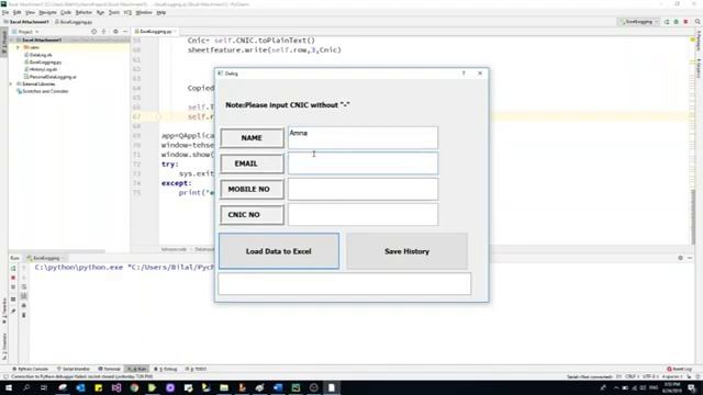 Data Logging Application For Customer Information || Part#1 || Data Collection GUI with Excel || смотреть онлайн