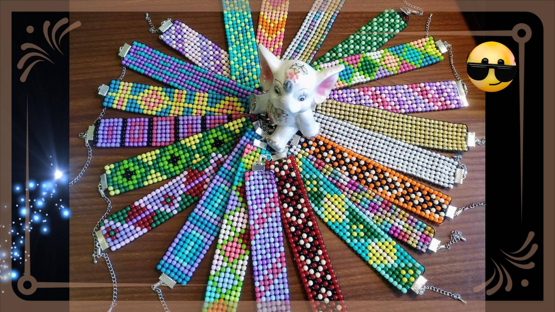 Галерея творческой фотографии, браслет из бисера на ткацком станке