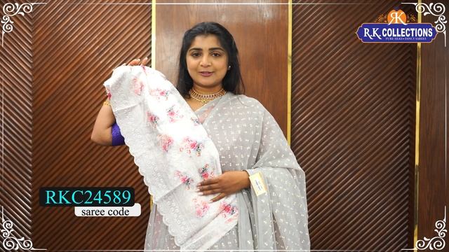 Latest Chiffon Designer Blouse Sarees I Wholesale Store I@Rkcollectionssarees смотреть онлайн
