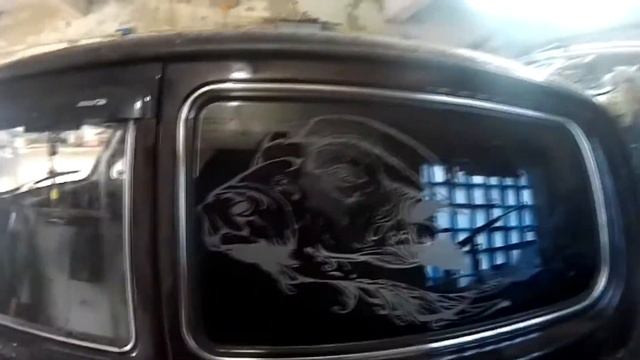 Гравировка на стекле авто смотреть онлайн