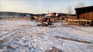 Снегоход своими руками, из мотоцикла ИЖ Юпитер 5