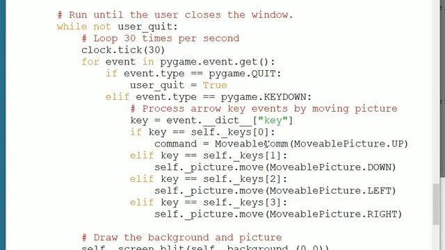 The command design pattern in Python (with undo!); No Music; Objects & Games w/ Python Ch 6 Video 3 смотреть онлайн