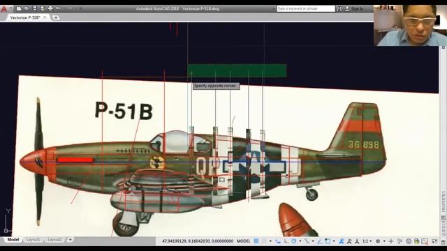 024 Vectorizando completo al P51 en 3D - AutoCAD Learning And Icon Neglect (ALAIN) смотреть онлайн