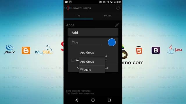 How to Add Widgets Tab in Nova Launcher App смотреть онлайн