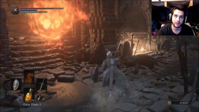 Dark Souls 3: Drunk Souls Part 39 - Tsorig, Lava Pits, and Turning Off the Ballista смотреть онлайн