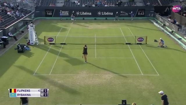 Kirsten Flipkens vs. Elena Rybakina | 2019 Libema Open Quarterfinal | WTA Highlights смотреть онлайн