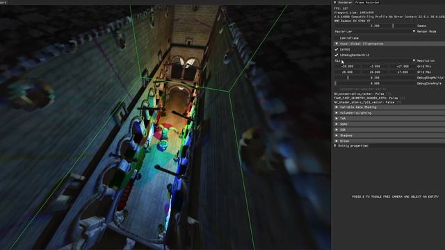 OpenGL Real Time (Voxel) Global Illumination using Cone Tracing смотреть онлайн