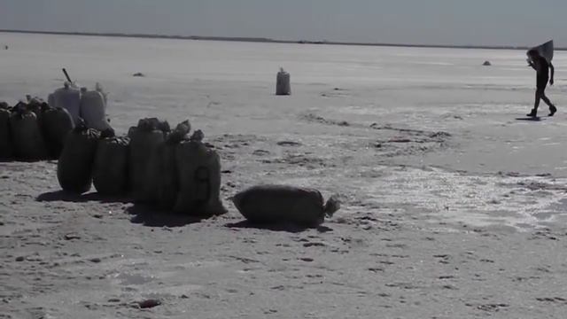 Соляные россыпи на озере Бурсоль (Алтайский край) смотреть онлайн